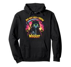 Halloween-Kostüm, Party, gruselig, Sensenmann, Katzen-Outfit Pullover Hoodie von IQTEE