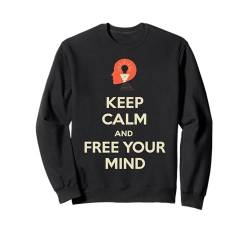 Meditation Yoga Zen Bleib ruhig und befreie deinen Geist Sweatshirt von IQTEE