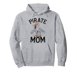 Piraten-Mom-Totenkopf und gekreuzte Knochen Design für Frauen Pullover Hoodie von IQTEE