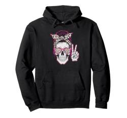 Totenkopf Stirnband Trendy Skull Fashion Halloween Kostüm Pullover Hoodie von IQTEE