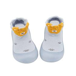 IQYU Baby Schuhe Lauflernschuhe Mädchen Junge Kleinkind Schuhe Junge Stricken kinderschuhe Rutschfeste Bodenschuhe Weicher Boden Bodensocken Stricken Lauflerner Baby Schuhe Kleinkind Schuhe von IQYU