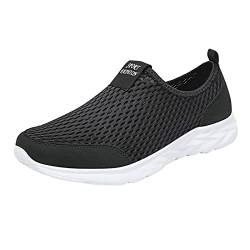 IQYU Weise Schuhe Für Damen Offen Damen, Flache Freizeitschuhe, Unisex, leichte Arbeitsschuhe, sportliche, atmungsaktive Arbeitsschuhe Damen Sportschuhe 38 (White, 42) von IQYU