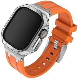 IRFKR Silikon-Uhrenarmband und Uhrengehäuse, für Apple Watch 45 mm, 44 mm, 49 mm, 41 mm, 40 mm, stoßfeste Uhrengehäuse, Ersatzzubehör, 40 mm, Achat von IRFKR