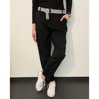 ITALY VIBES Jogger Pants - MILA - Stoffhose mit gratis Gürtel - bequeme Loungepant - ONE SIZE passt hier Gr. XS - L von ITALY VIBES