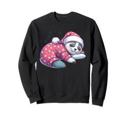 Weihnachtssiegel Lazy Seals Pyjama Schlafsiegel lustig Sweatshirt von IVRY