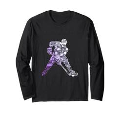 Eishockeyspieler Jugend Herren Kinder Jungen Langarmshirt von Ice Hockey Player Youth Men Kids Boys