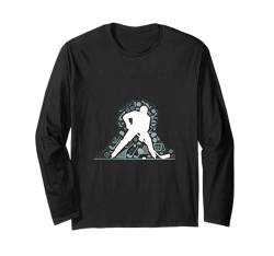 Eishockeyspieler Jugend Herren Kinder Jungen Langarmshirt von Ice Hockey Player Youth Men Kids Boys