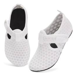 IceUnicorn Badeschuhe Kinder Schwimmschuhe Jungen Mädchen Strandschuhe Baby Aquaschuhe Barfußschuhe Kleinkind Wasserschuhe(0XMX-Fig. reaktionär, 28/29 EU) von IceUnicorn