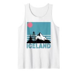 Island Souvenir Urlaub Reisen Männer Frauen Erinnerung Tank Top von Iceland Reminder Souvenir