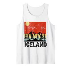 Island Souvenir Urlaub Reisen Männer Frauen Erinnerung Tank Top von Iceland Reminder Souvenir