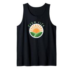 Farm Life Rows und Sonnenaufgang Tank Top von InThaMornin