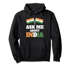 Indien USA indische Flagge Pullover Hoodie von India Gifts for Men Women