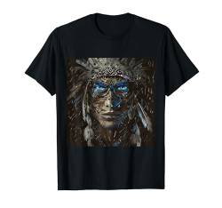 Indianer T-Shirt Indian Indianer Häuptling Uhreinwohner T-Shirt von Indian Shop IBK