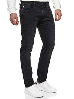 Indicode Herren INCoil Jeanshose aus 77% Baumwolle Super-Stretch | Denim Herrenjeans Vintage Black 30/30 von Indicode