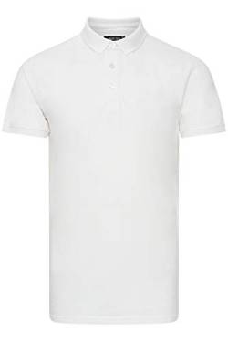 Indicode Rebbert Herren Poloshirt Polohemd T-Shirt mit Polokragen und Knöpfen aus Baumwolle, Größe:XL, Farbe:Off-White (002) von Indicode