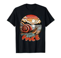 Schnecke Entomologe Go at your own pace T-Shirt von Insekten Zikaden Wanzen Entomologen Bienen