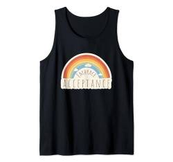 Embrace Acceptance - Motivierendes Zitat Positiver Spruch Tank Top von Inspirational Sayings Apparel Gifts