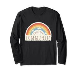 Embrace Community - Motivierendes Zitat Positiver Spruch Langarmshirt von Inspirational Sayings Apparel Gifts