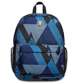 Invicta Ollie Rucksack mit einem Fach, blau, für Schule und Freizeit + SEVEN Schultrolley für Kinder; Trolley für Schulranzen und Rucksäcke von Seven & SJ, Einfach zum Ziehen für Mädchen und Jungen von Invicta