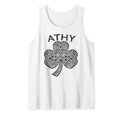 Athy Ireland Irish Shamrock Erie Present Tank Top von Ireland Hibernia Village Town City Merch Stuff