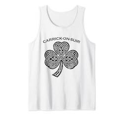 Carrick-on-Suir Ireland Irish Shamrock Erie Present Tank Top von Ireland Hibernia Village Town City Merch Stuff