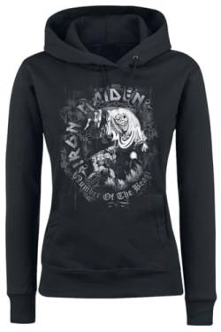 Iron Maiden Number of The Beast Frauen Kapuzenpullover schwarz XL von Iron Maiden