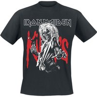 Iron Maiden T-Shirt - Killers Eddie Large Graphic - S bis 3XL - für Männer - Größe S - schwarz  - Lizenziertes Merchandise! von Iron Maiden