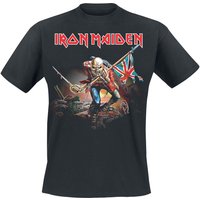 Iron Maiden T-Shirt - Trooper - S bis 4XL - für Männer - Größe L - schwarz  - Lizenziertes Merchandise! von Iron Maiden