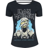 Iron Maiden T-Shirt - World Tour - XS bis XXL - für Damen - Größe M - schwarz  - EMP exklusives Merchandise! von Iron Maiden