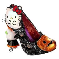 Irregular Choice Damen Kürbis Kitty Pumps, Schwarz, 39 EU von Irregular Choice