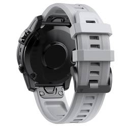 Armband Kompatibel mit Garmin Descent Mk1/Mk2 Armbänder, 26 mm Silikonband Sportarmband Uhr Ersatzarmband für Garmin Descent Mk1/Mk2/Mk2i/Mk3i 51mm Uhrenarmband für Damen Herren von IsMoon