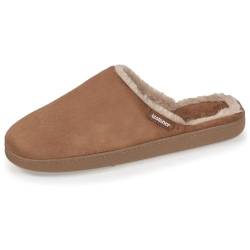 Isotoner Hausschuhe Hausschuhe Herren, camel, 41 EU von Isotoner