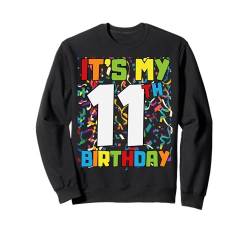 It's My 11th Birthday T-Shirt für Herren, Damen, Teenager, Kinder, Konfetti Sweatshirt von It's My Birthday Funny Bday Birthday Party Wear