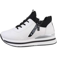 Ital-Design Damen Low-Top Freizeit Sneaker Flach Sneakers Low in Weiß von Ital-Design