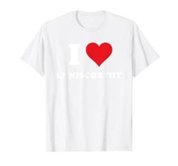 I Heart Enniscorthy Ireland Love Eire Irish Souvenir Item T-Shirt von Italia Cities Towns Tourism Merch Tees And Stuff