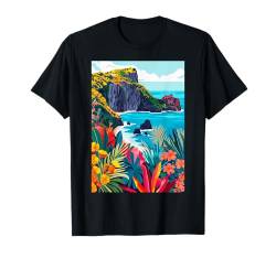 Äolische Inseln Kunst Italien T-Shirt von Italy Aesthetic Minimalist Graphics (Aeolian)