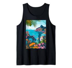 Äolische Inseln Italien Ästhetik Tank Top von Italy Minimalist Graphics Arts (Aeolian)