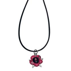 Itkcozcg Modischer Schmuck, modische Schmetterlings- und Stern-Halskette für Damen, einzigartiger Blumenstern-Choker, exquisiter Pullover-Kette, Schmuck für Damen, Metalllegierung von Itkcozcg