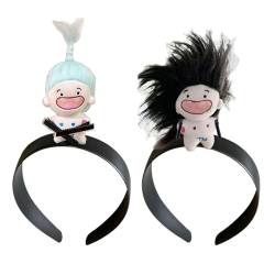 Itkcozcg Stilvolles Stirnband Cartoon Haarband Kopfbedeckung Kopfschmuck Frauen Bühnenauftritte Ornament von Itkcozcg