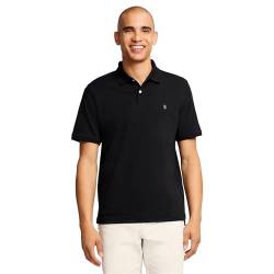 IZOD Interlock-Poloshirt f r Herren, kurz rmelig, Caviar, XX-Large von Izod