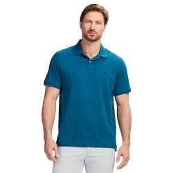 IZOD Interlock-Poloshirt f r Herren, kurz rmelig, Legion Blue, XX-Large von Izod