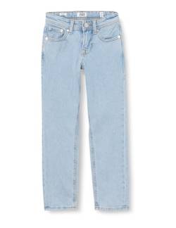 JACK&JONES JUNIOR Jungen JJICLARK JJORIGINAL SQ 738 JNR Jeans, Blue Denim, 134 cm von JACK&JONES JUNIOR