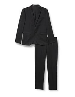 JACK & JONES A/S Herren Jprcosta Suit Anzug, Black/Fit:super Slim Fit, 46 EU von JACK & JONES