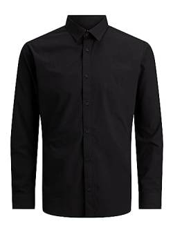 JACK&JONES Damen JJJOE Shirt LS Plain Hemd, Black, L von JACK & JONES