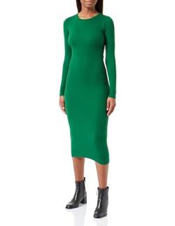 JACK&JONES Damen JXFOREST STR LS Rib Dress JRS Kleid, Formal Garden, L von JACK & JONES