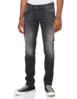 JACK & JONES Herren Jjiglenn Jjfox Bl 655 50sps Noos Jeanshose, Black Denim, 34W / 34L von JACK & JONES