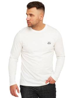 JACK & JONES Herren Langarmshirt Rise Infinity O-Neck T-Shirt Cloud Dancer S von JACK & JONES