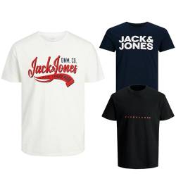 JACK & JONES Junior Kinder Jungen T-Shirt Kids Hoodie Sweatshirt Sweat Shirt Hood T 3er 4er 6er (3er Paket #02, Gr. 152) von JACK & JONES