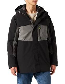 Jack & Jones Men's JCOFRIDAY BF Parka, Black, M von JACK & JONES