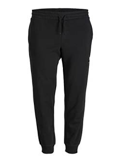 Jack & Jones Men's JPSTGORDON JJJILOCK Sweat Pants IN PLS Jogginghose, Black, 42 von JACK & JONES